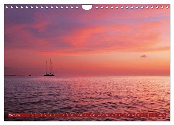 Produktbild: Die Malediven: Fluchtpunkt Sehnsucht (Wandkalender 2027 DIN A4 quer), CALVENDO Monatskalender