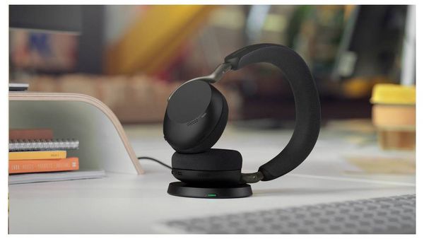 Produktbild: Jabra Evolve3 75 MS Stereo black mit Lin Over Ear Headset Schwarz