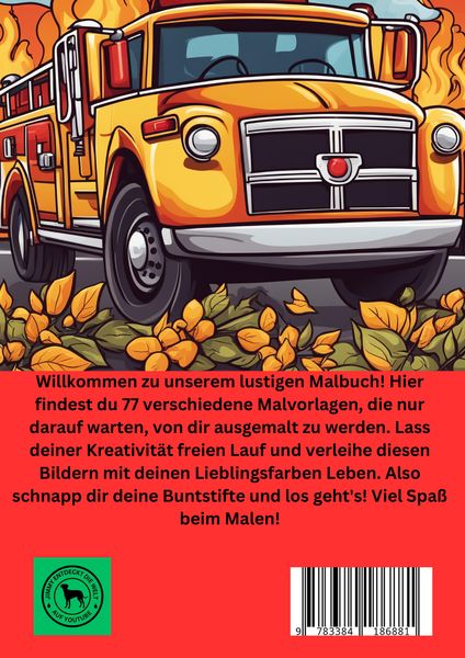 Produktbild: Bilderbuch / Malbuch Feuerwehr