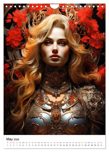 Produktbild: Medieval Legends (Wall Calendar 2026 DIN A4 portrait), CALVENDO 12 Month Wall Calendar