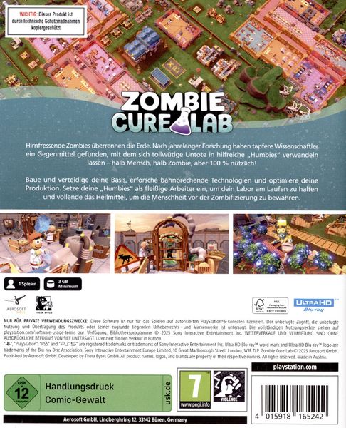 Produktbild: Zombie Cure Lab