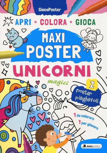 Produktbild: Unicorni magici. Maxi poster