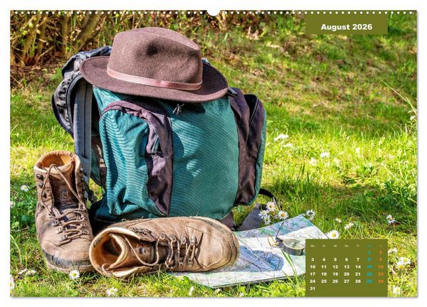 Produktbild: WANDERN &uuml;ber Stock und Stein in der Schweiz (hochwertiger Premium Wandkalender 2026 DIN A2 quer), Kunstdruck in Hochglanz