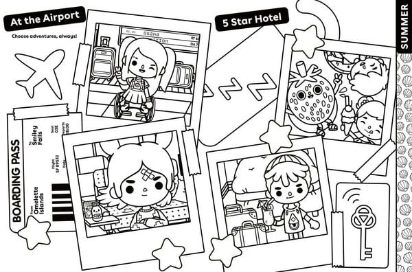 Produktbild: Toca Boca Dream Life Colouring Book