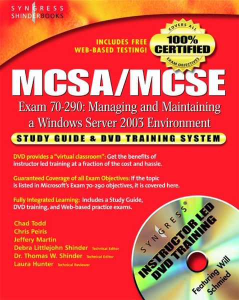 Produktbild: MCSA/MCSE Managing and Maintaining a Windows Server 2003 Environment (Exam 70-290)