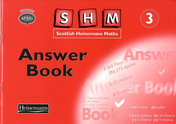 Produktbild: Scottish Heinemann Maths 3, Answer Book
