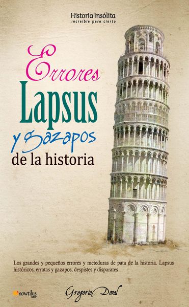 Produktbild: Errores, lapsus y gazapos de la historia