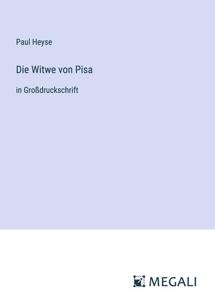Produktbild: Die Witwe von Pisa