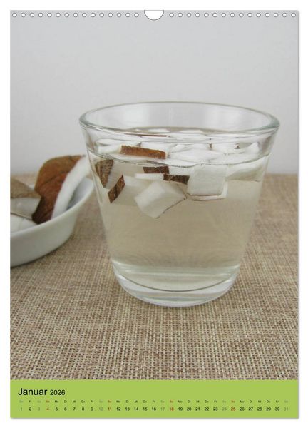 Produktbild: Detox Drinks! Gesund und lecker (Wandkalender 2026 DIN A3 hoch), CALVENDO Monatskalender