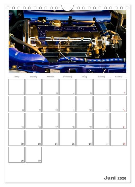 Produktbild: Tuning Power Planer (Wandkalender 2026 DIN A4 hoch), CALVENDO Monatskalender