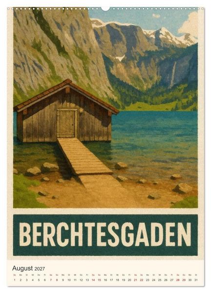 Produktbild: Alpine Impressionen Berchtesgadener Land (Wandkalender 2027 DIN A2 hoch), CALVENDO Monatskalender