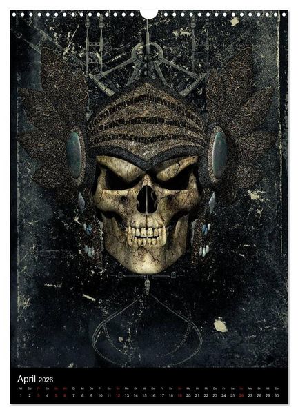 Produktbild: S.O.D. - Skulls Of Death Vol. I - Totenkopf Artworks (Wandkalender 2026 DIN A3 hoch), CALVENDO Monatskalender