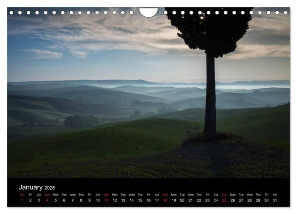 Produktbild: Tuscany Amazing Val d'Orcia (Wall Calendar 2026 DIN A4 landscape), CALVENDO 12 Month Wall Calendar