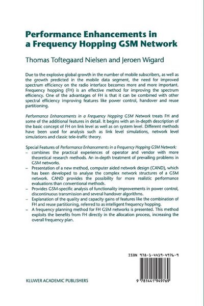 Produktbild: Performance Enhancements in a Frequency Hopping GSM Network