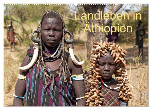 Produktbild: Landleben in &Auml;thiopien (Wandkalender 2026 DIN A2 quer), CALVENDO Monatskalender