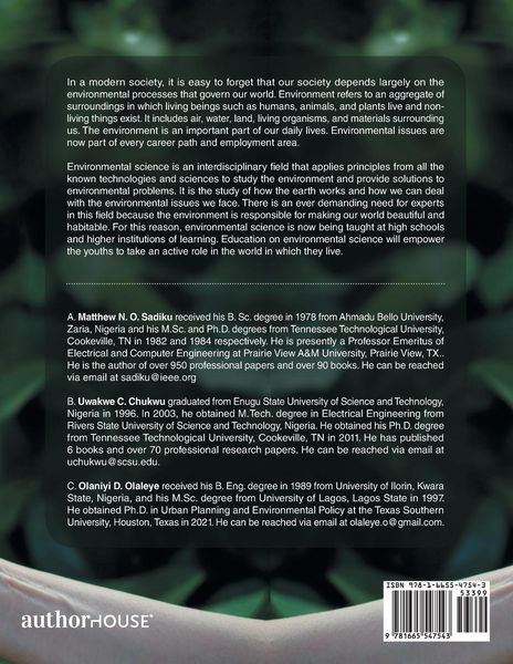 Produktbild: A Primer on Environmental Sciences