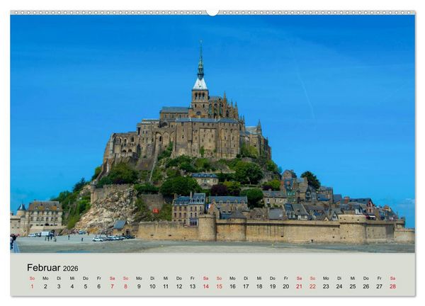 Produktbild: Frankeichs Bauwerke - Schl&ouml;ser und Burgen in der Grand Nation (Wandkalender 2026 DIN A2 quer), CALVENDO Monatskalender