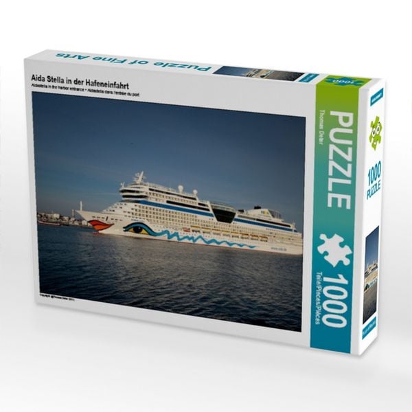 Aida Stella in der Hafeneinfahrt (Puzzle)