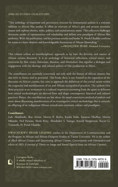 Produktbild: Critical Approaches to African Cinema Discourse