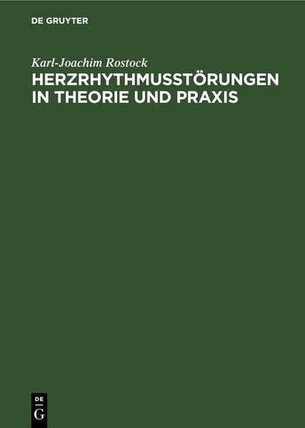 Produktbild: Herzrhythmusst&ouml;rungen in Theorie und Praxis