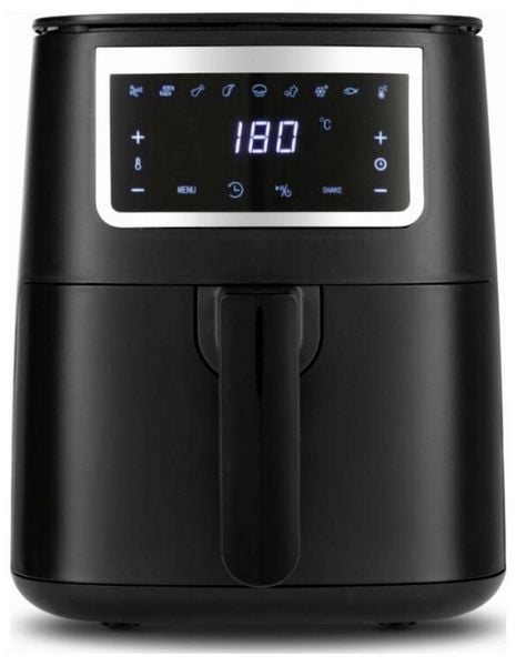Produktbild: GourmetMaxx GOURMETmaxx Hei&szlig;luft-Fritteuse Digital 4l 1300W schwarz matt Hei&szlig;luft-Fritteuse 4 l 1300 W Schwarz