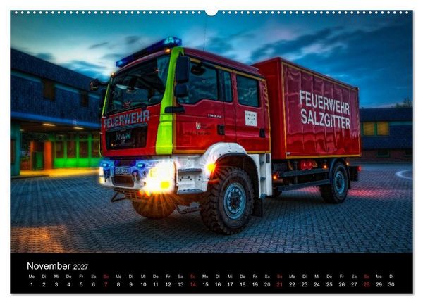 Produktbild: Berufsfeuerwehr Salzgitter (hochwertiger Premium Wandkalender 2027 DIN A2 quer), Kunstdruck in Hochglanz