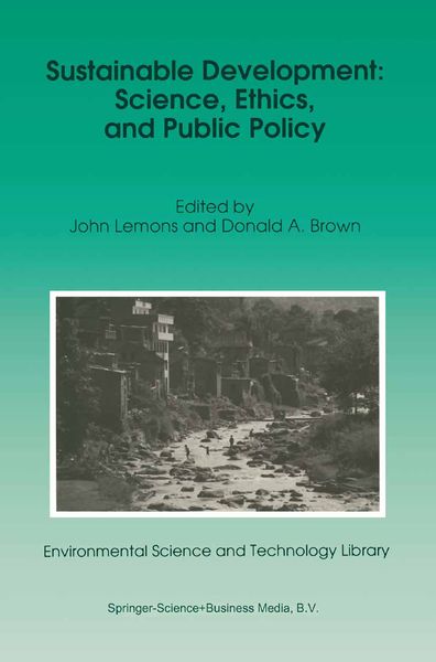 Produktbild: Sustainable Development: Science, Ethics, and Public Policy