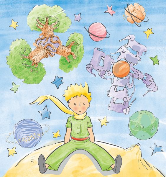 Produktbild: AVENIR - Wassermalfarben-Buch Kleiner Prinz