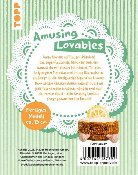Produktbild: Amusing Lovables H&auml;kelset Tarta Limone