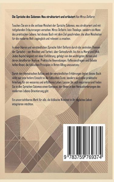 Produktbild: Die Spr&uuml;che des Salomon