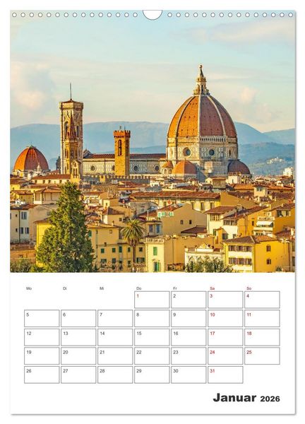 Produktbild: Florenz - Stadt mit besonderem Zauber (Wandkalender 2026 DIN A3 hoch), CALVENDO Monatskalender