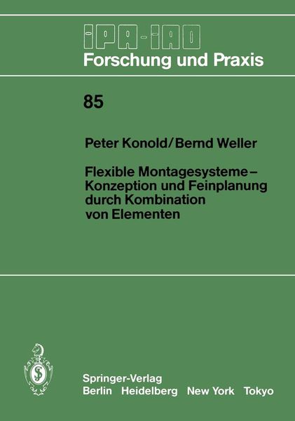 Produktbild: Flexible Montagesysteme-Konzeption und Feinplanung durch Kombination von Elementen