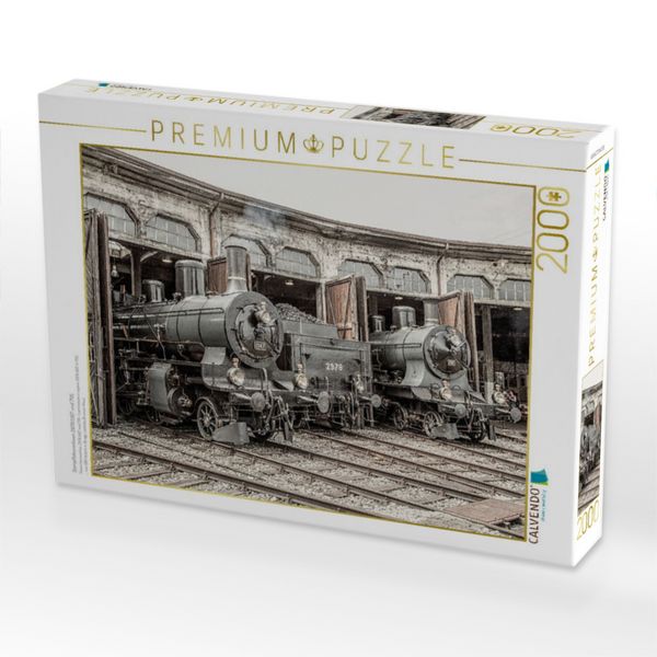 Produktbild: CALVENDO Puzzle Dampflokomotiven 2978,1367 und 705 | 2000 Teile Lege-Gr&ouml;&szlig;e 90x67cm Foto-Puzzle f&uuml;r gl&uuml;ckliche Stunden