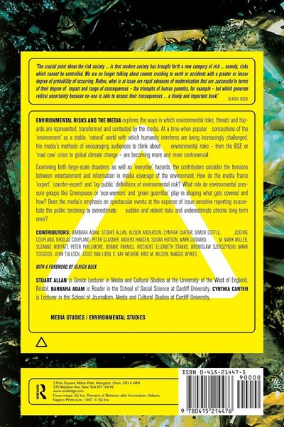 Produktbild: Environmental Risks and the Media