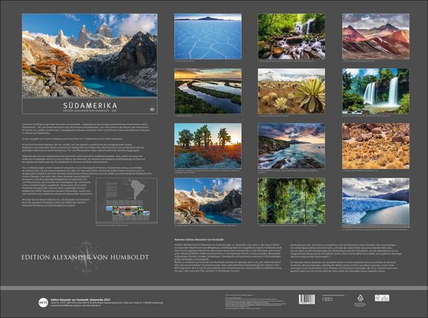 Produktbild: S&uuml;damerika - Edition Alexander von Humboldt Kalender 2027