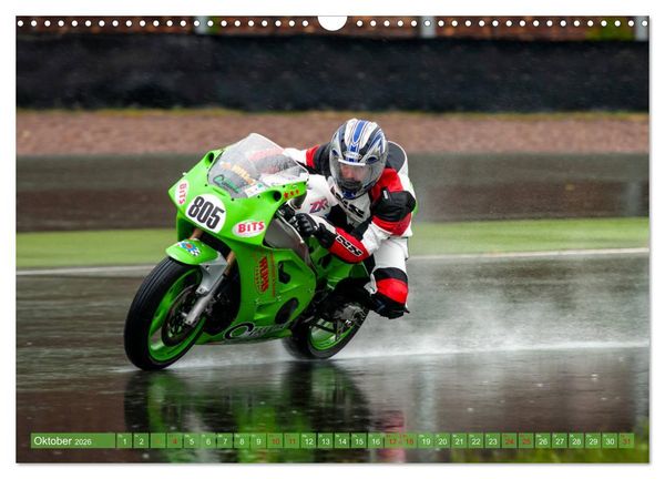 Produktbild: Motorrad Rennsport (Wandkalender 2026 DIN A3 quer), CALVENDO Monatskalender
