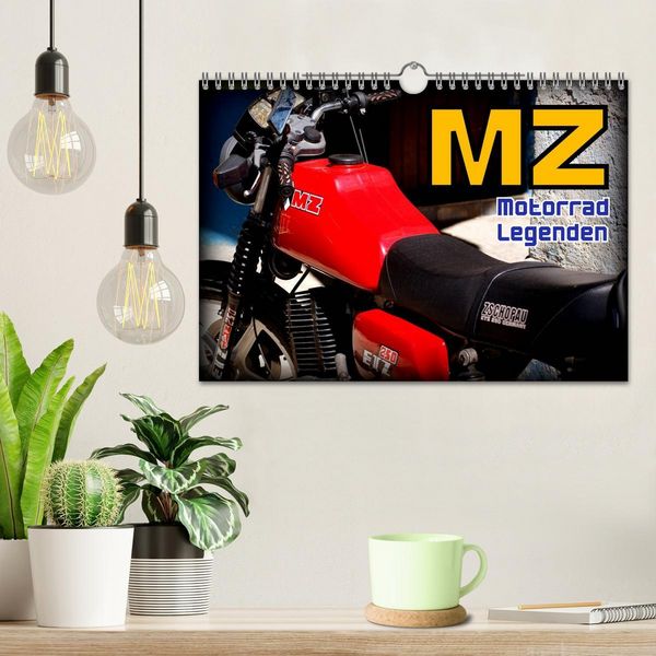 Produktbild: Motorrad-Legenden - MZ (Wandkalender 2026 DIN A4 quer), CALVENDO Monatskalender