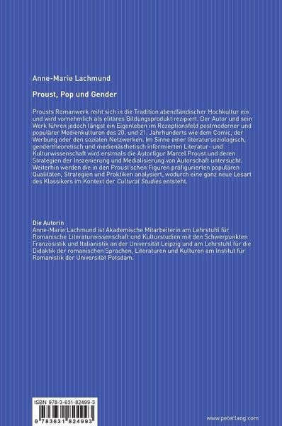 Produktbild: Proust, Pop und Gender