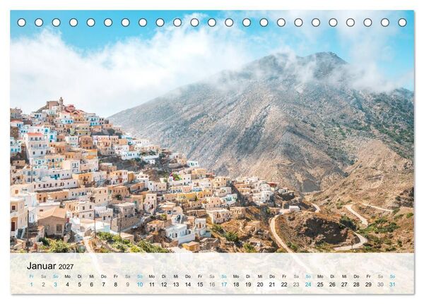 Produktbild: Insel Karpathos - Inselsch&ouml;nheit des Dodekanes (Tischkalender 2027 DIN A5 quer), CALVENDO Monatskalender