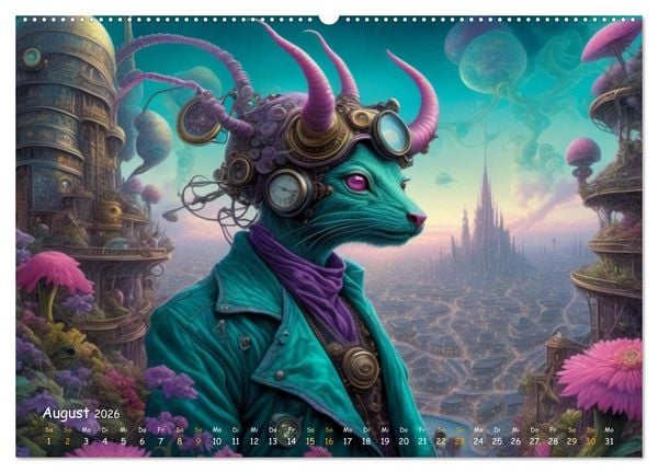Produktbild: unm&ouml;gliche Traumwelten (Wandkalender 2026 DIN A2 quer), CALVENDO Monatskalender
