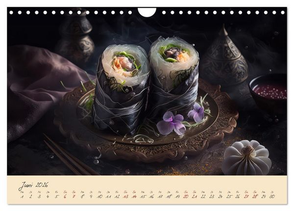 Produktbild: Gothic Food (Wandkalender 2026 DIN A4 quer), CALVENDO Monatskalender