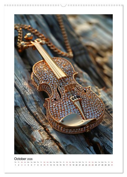Produktbild: Violin Enjoyment (Wall Calendar 2026 DIN A2 portrait), CALVENDO 12 Month Wall Calendar