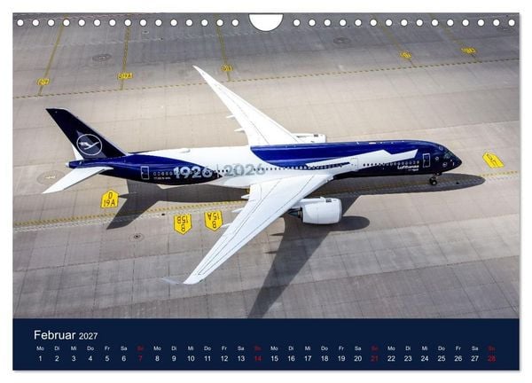 Produktbild: Lufthansa 100 Years (Wandkalender 2027 DIN A4 quer), CALVENDO Monatskalender