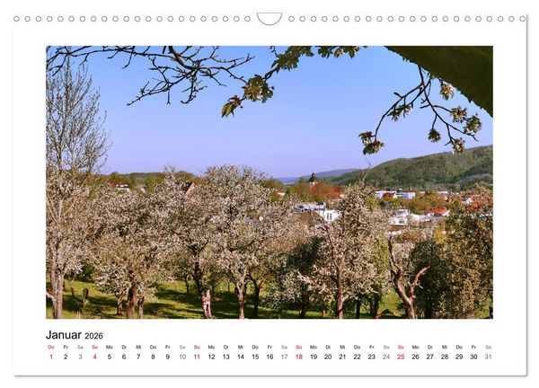 Produktbild: Kirschbl&uuml;te rund um Witzenhausen (Wandkalender 2026 DIN A3 quer), CALVENDO Monatskalender