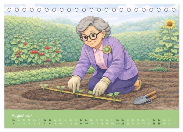 Produktbild: Ich bin noch nicht fertig - Oma Edition (Tischkalender 2027 DIN A5 quer), CALVENDO Monatskalender