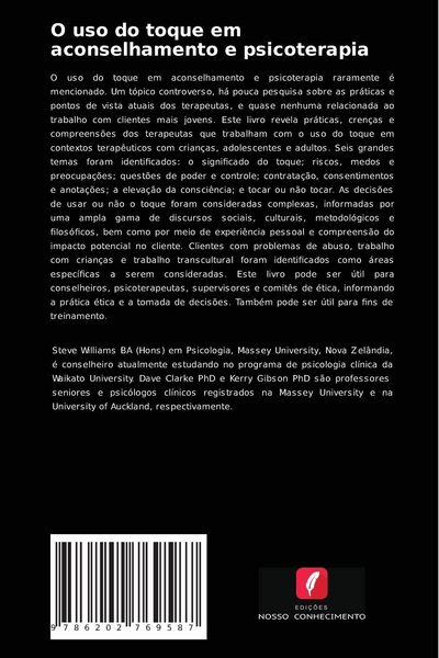Produktbild: O uso do toque em aconselhamento e psicoterapia