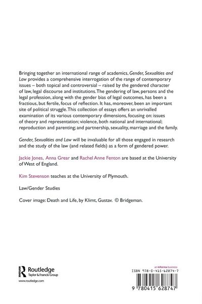 Produktbild: Gender, Sexualities and Law