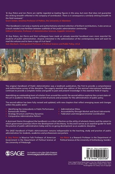 Produktbild: The SAGE Handbook of Public Administration (Second Edition)