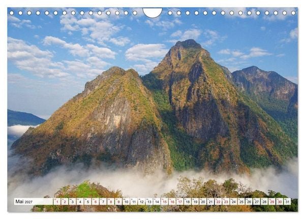 Produktbild: Bekanntes und Unbekanntes Laos (Wandkalender 2027 DIN A4 quer), CALVENDO Monatskalender
