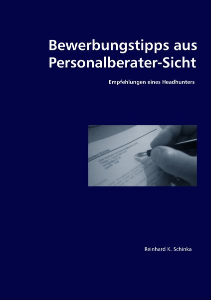 Produktbild: Bewerbungstipps aus Personalberater-Sicht